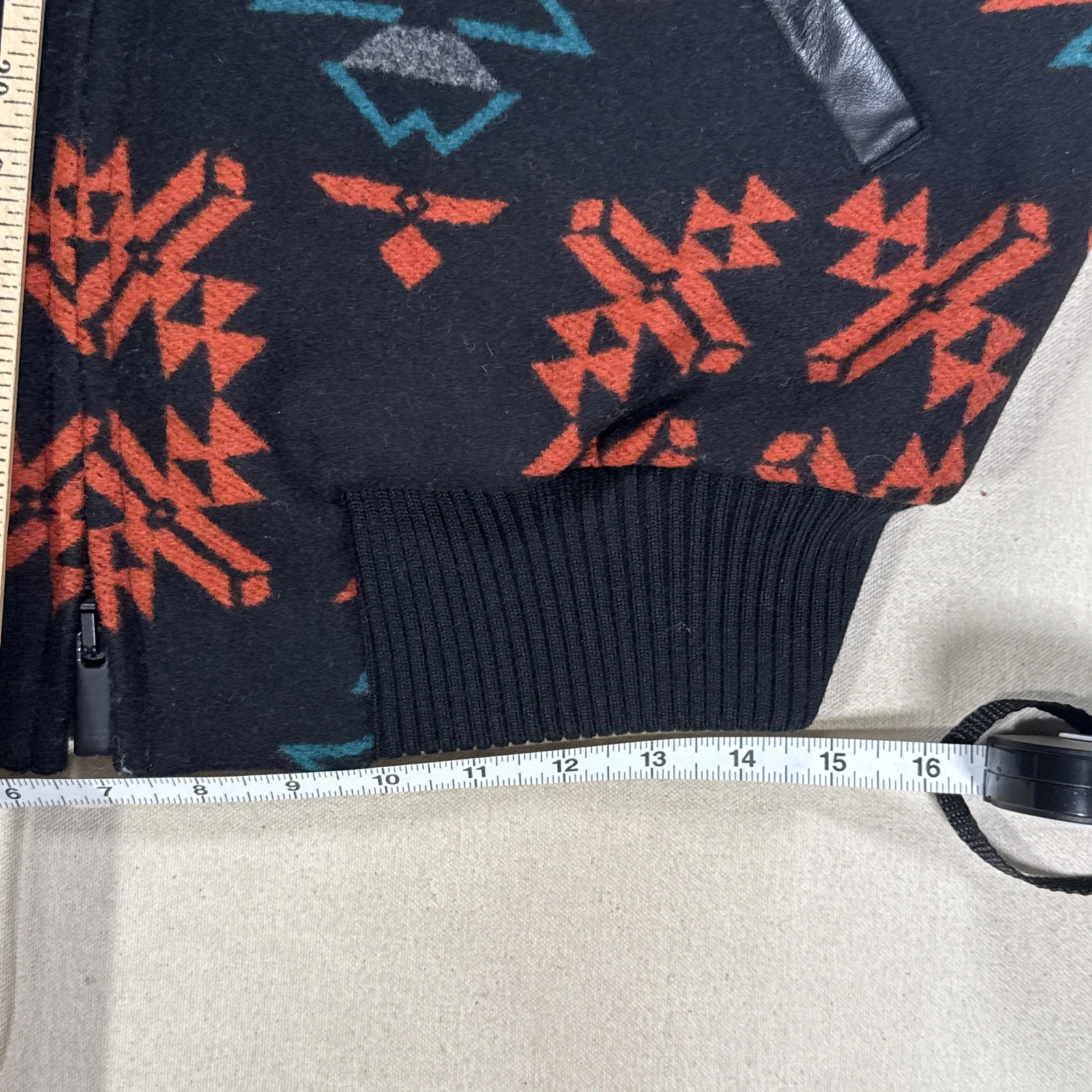 Marcelo Burlon x PENDLETON Wool Aztec Bomber NWT Sz XL Made In Italy - product detail image 8