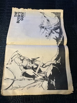 THE BUYER'S GUIDE FOR COMIC FANDOM #2 1971 NEWSPAPER BOOK MAGAZINE