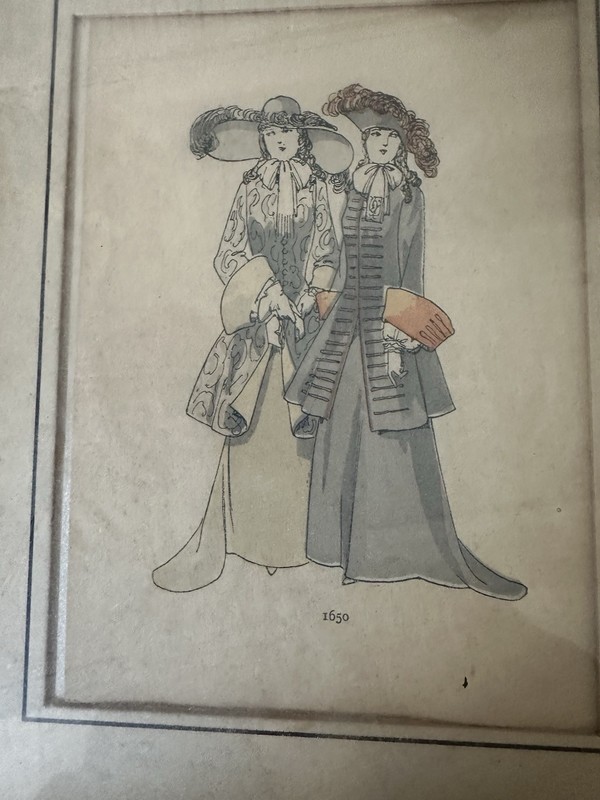 La Nouvelle Mode French Fashion Antique October 1900 Ad Clothing Print