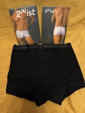 2(X)IST 100% Cotton Trunk - Black - Medium - Boxed RRP £20