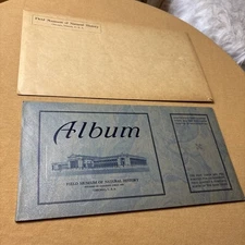 Vintage Antique RARE Postcard Album Field Museum of Natural History Chicago