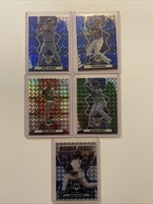2022 PANINI MOSAIC MLB PARALLEL BLUE CAMO/SILVER/GREEN + ROOKIE DEBUT 5 CARDS NM