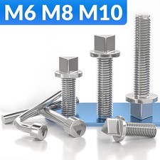 M6 M8 M10 Security Bolts 304 A2 Stainless Steel Triangular Head Anti-Theft Screw