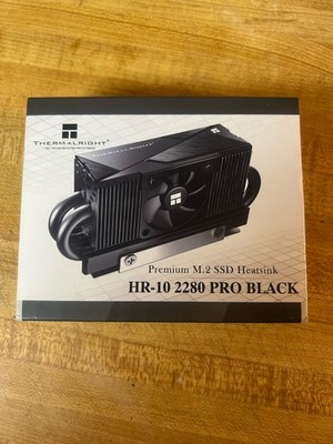 Thermalright HR10 2280 PRO Black SSD Heatsink Cooling,Double-Sided Heat Sink,
