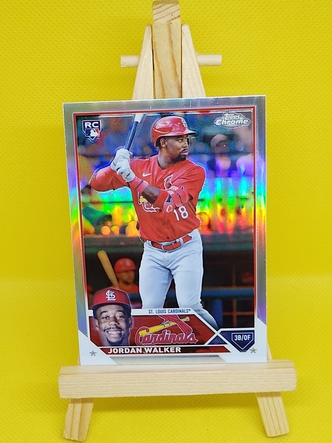 Jordan Walker 2023 Topps Chrome #209 Rookie Refractor - St Louis Cardinals