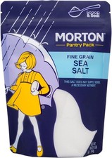 Sea Salt Fine Grain,  Fine Sea Salt, 1 lb Resealable Pouch, Ideal for Cooking,