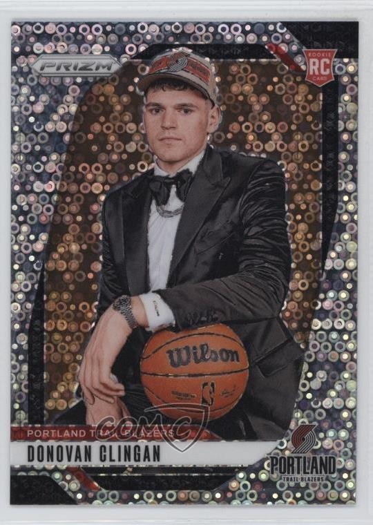 2024-25 Panini Prizm Rookie Variation Fast Break Donovan Clingan #221 1jk8