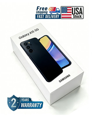 Brand New Sealed Samsung Galaxy A15 5G 128GB Factory Unlocked 6.5'' - Blue Black