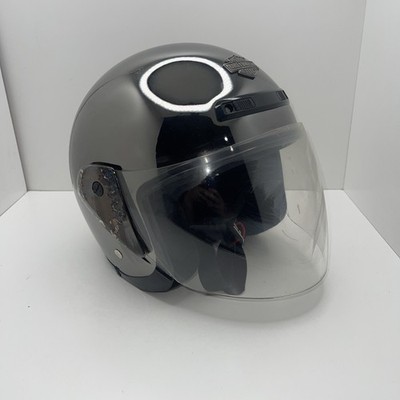 Harley Davidson Motorcycle Helmet Chrome Dome DOT Full Face Small 6 7/8-7 |  eBay