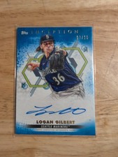 2022 Topps Inception Logan Gilbert Rookie Emerging Stars Auto /10 Mariners