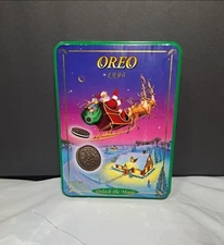 Vintage "Unlock the Magic with OREO 1995" Tin with Lid  nabisco