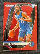 Melvin Ajinca 2024-25 Panini Prizm RC Red Wave #255