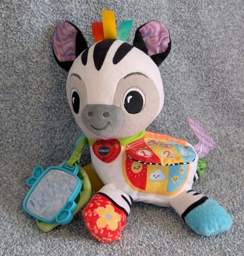 VTech Baby Take Me With You Zebra Music Crinkle Hanging Sensory Learning Toy