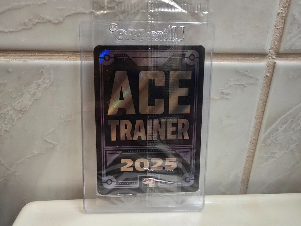 SEALED Pokemon TCG Celebratory Fanfare 2025 Ace Trainer Reward Black