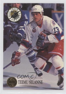 1993-94 Leaf Hat Trick Artists Teemu Selanne #3 HOF 2k3