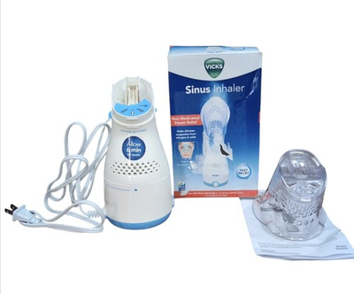 #ad READ Vicks Personal Steam Inhaler w Variable Steam Control amp; Soft Mask Read Des $23.99