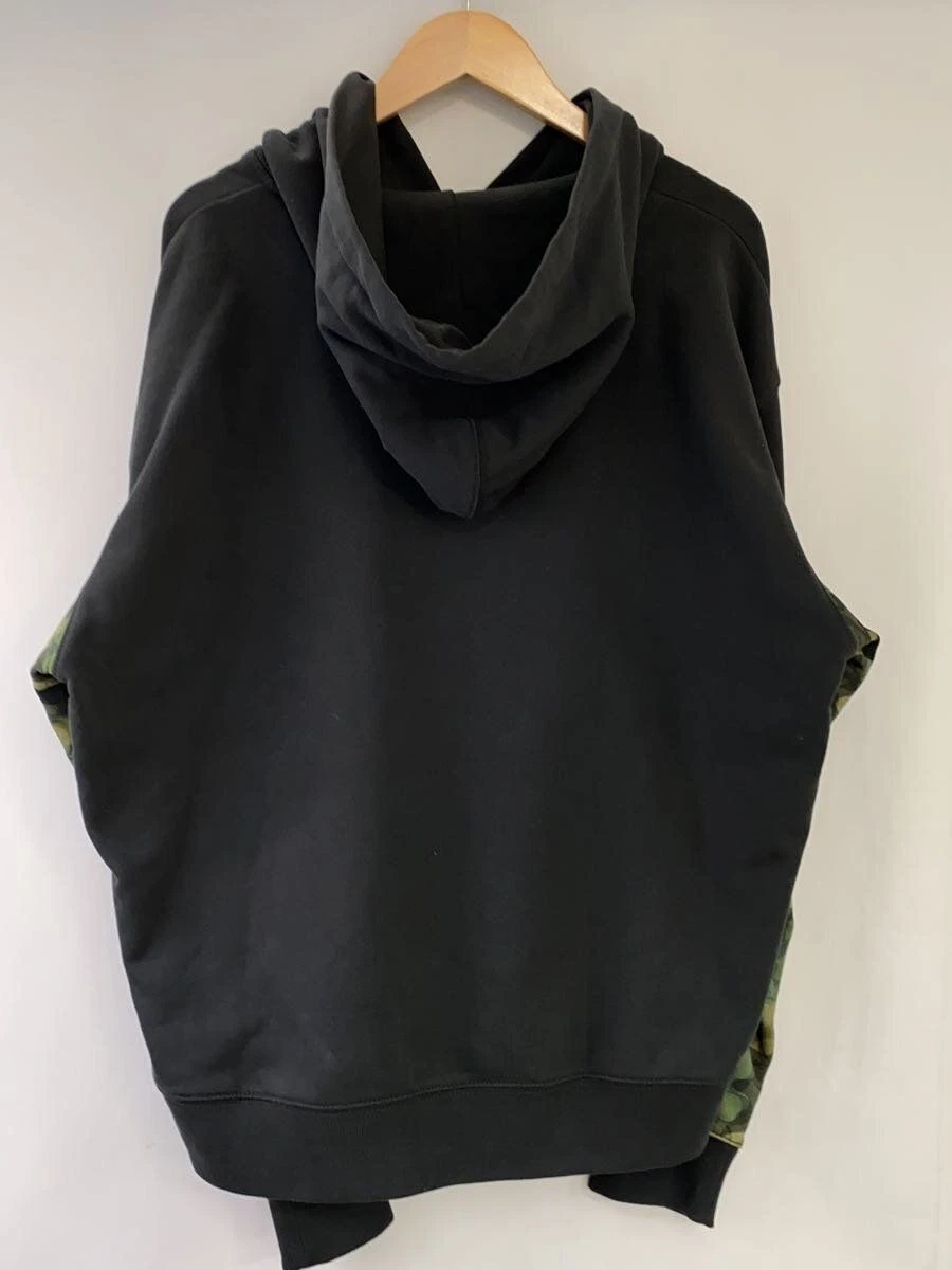 Felpa Coach con cappuccio L cotone GRIGIO mimetica CL332 usata