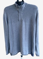 PULL Homme marque DEVRED - Taille XXL - Couleur grise - Coton / Cachemire