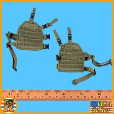 Heather Ward Division 2 - 2x Drop Leg Panels - 1/6 Scale Soldier Story Figures