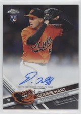 2017 Topps Chrome Rookie Auto Donnie Hart #RA-DH Auto 0v09