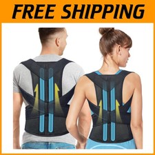 Posture Corrector for Men Women - Back Brace Lumbar Support