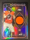 2024 Topps Chrome Bo Nix Jersey RC Rookie