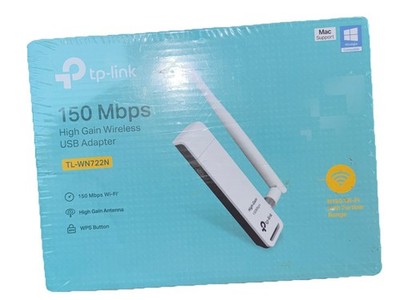 TP-LINK 150Mbps High Gain Wireless USB Adapter TL-WN722N Factory Sealed
