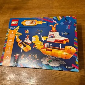 LEGO Ideas The Beatles Yellow Submarine 21306 Complete Set 553 Pieces