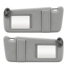 Pair of Left and Right Side Gray Sun Visor Fit for Toyota Camry Without Sunro...