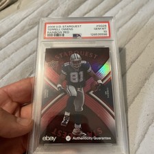 Terrell Owens 2008 UD Dallas Cowboys StarQuest Rainbow Red PSA 10 POP 1 #SQ28