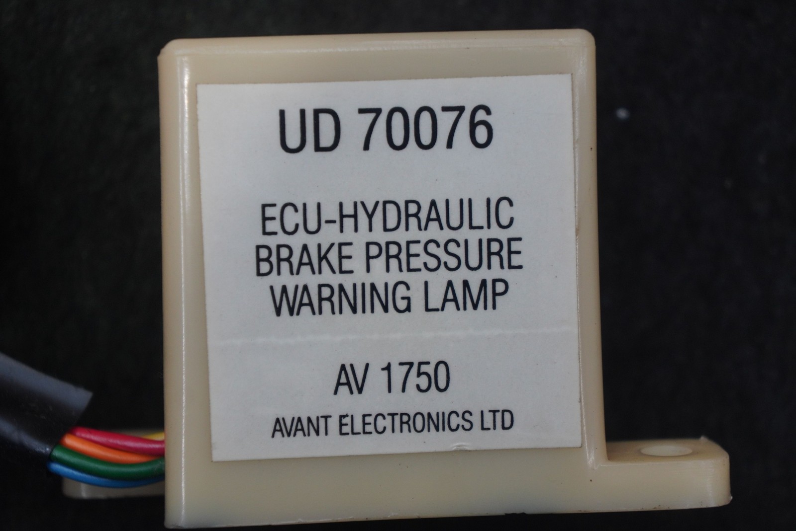 Hydraulic Brake Pressure Warning Lamp Relay Module UD70076 Bentley Mulsanne 1988