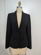 Theory Blazer Jacket Black Stretch Gabe B3 Sevona Size 4 New w/Tag