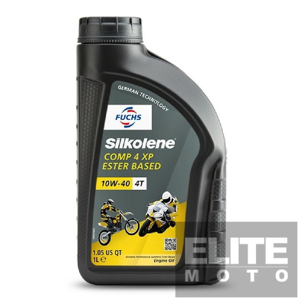 Silkolene Comp 4 10W-40 Synthetic-Based 4T Bike Engine Oil 1 Litre