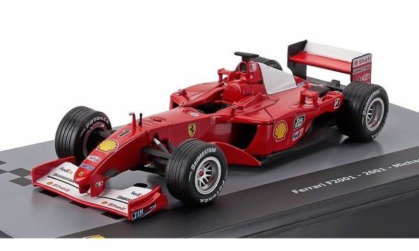 F1 Ferrari F2001 #1 Michael Schumacher World Champion (V2) 2001 1/43 Edicola-image