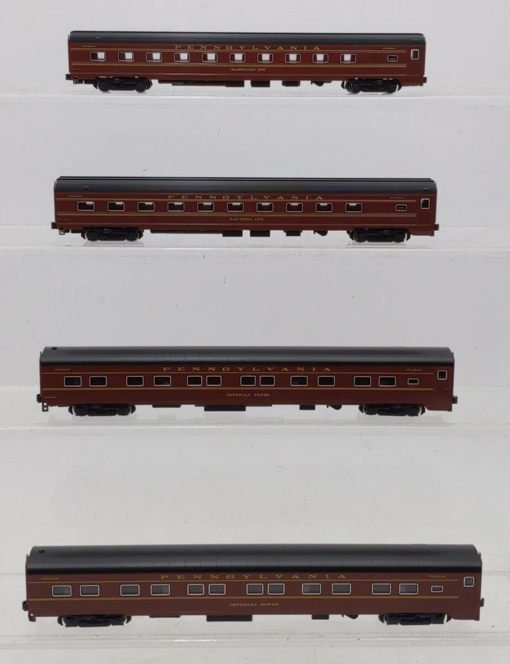 Kato 106-7111 N Scale Pennsylvania Broadway Limited Passenger Car Set (Set of 4) - Image 2 of 4