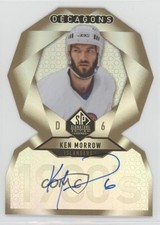 2020 Upper Deck SP Signature Edition Legends Decagons Gold Ken Morrow Auto 04vd
