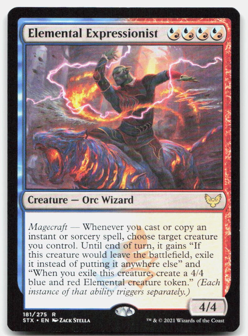 Elemental Expressionist 181 Rare  Cards Magic: The Gathering Near Mint