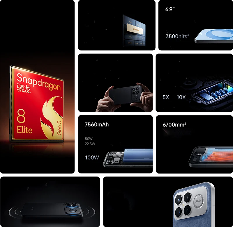 Xiaomi Redmi K90 Pro Max 5G Phone Snapdragon 8 Elite Gen 5 50MP 7560mAh 100W NFC - Image 3 of 4