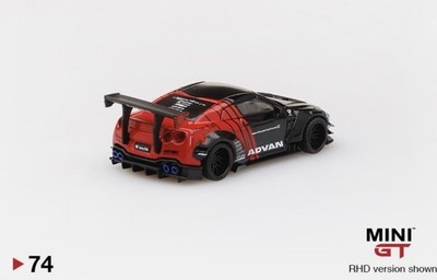 Mini GT 1/64 #74 LB WORKS Nissan GT-R (R35) ADVAN Japan Exclusive