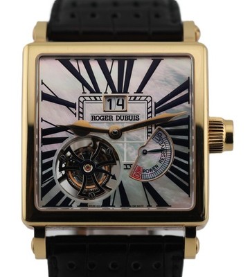 Roger Dubuis Golden Square Tourbillon 18k 750 Roségold FULL SET Limited Edition