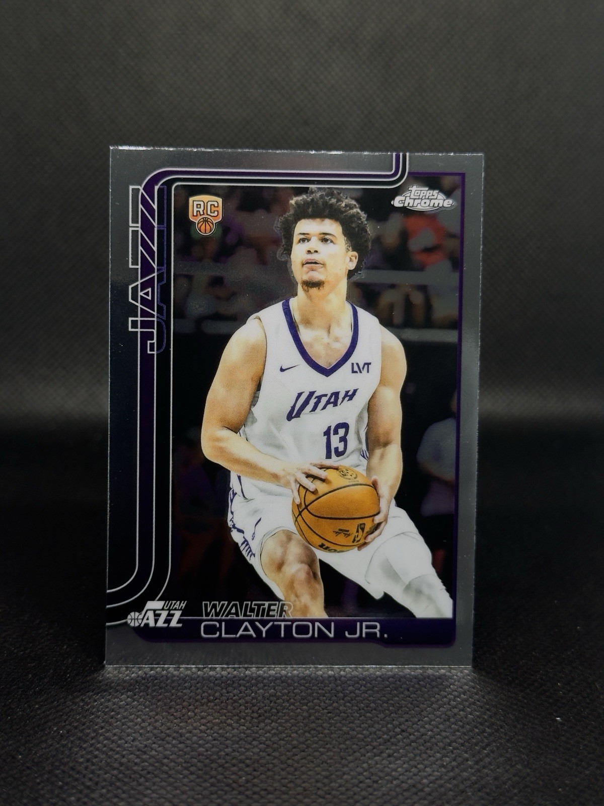 2025-26 Topps Chrome Basketball Walter Clayton Jr. Rookie RC #268 Jazz