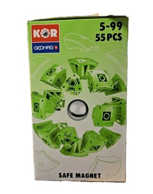 Geomag 672 - Konstruktionspielzeug, KOR Basic, grün 