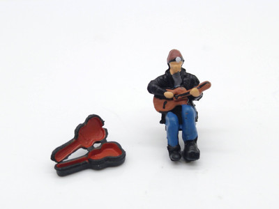 Bachmann Figur Street Busker spielt Gitarre - OO - (unbenutzt) neuwertig