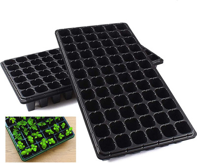 10 Pack Seed Starter Kit, 72 Cell Seedling Trays Gardening Germination Plastic T