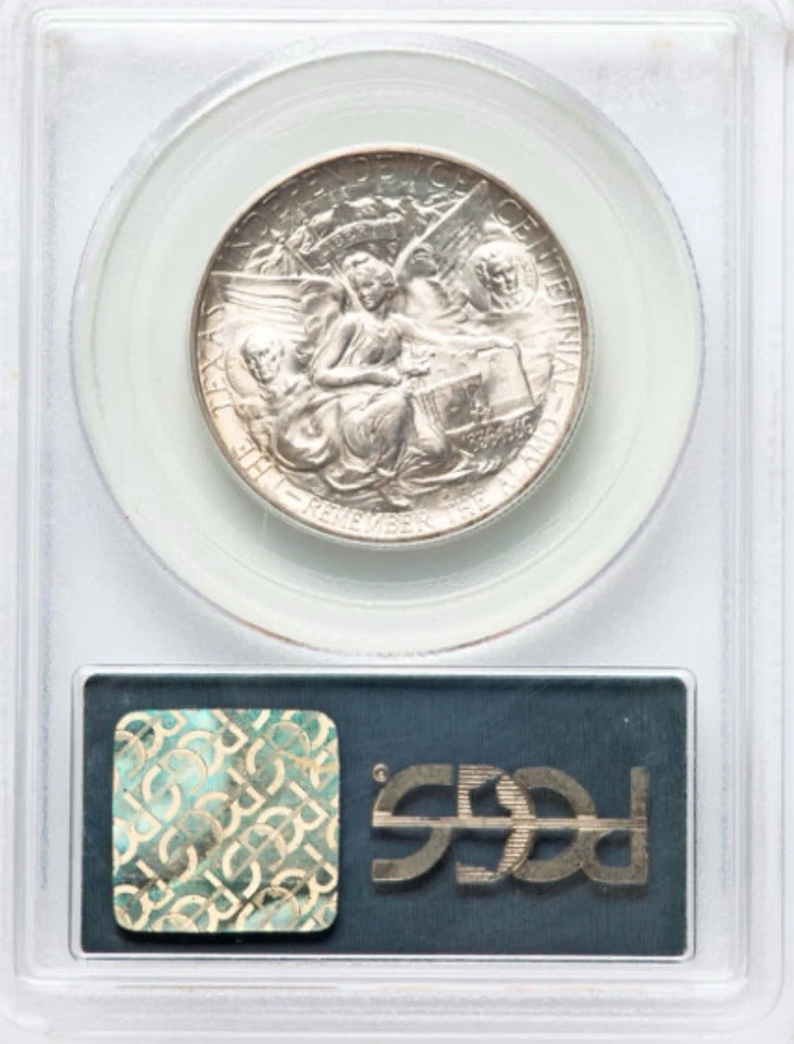 1936-D Texas Commemorative Silver Half Dollar-PCGS MS 66 | Generation 3.0 Holder - Image 2 of 2