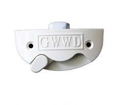 GWWD Manual Sweep Latch Single Hung Vinyl Window White Plastic Left or Right