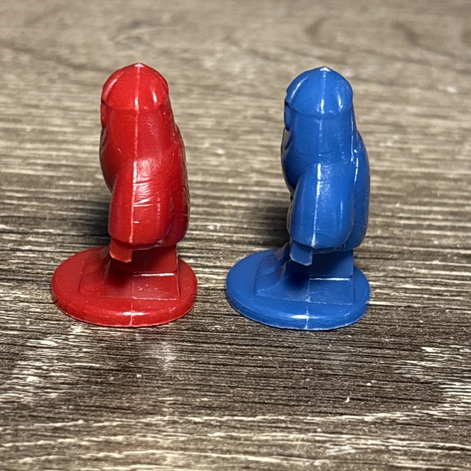 Juego de 2 piezas de repuesto vintage para juegos de cerebro para tomar Parker años 70 azul rojo G2 Foto 3 de 4