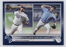 2022 Topps Update Rookie Combos Royal Blue Dusten Knight Phoenix Sanders 3pu