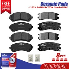 Front And Rear Ceramic Brake Pads For Chevy Venture Pontiac Aztek Montana