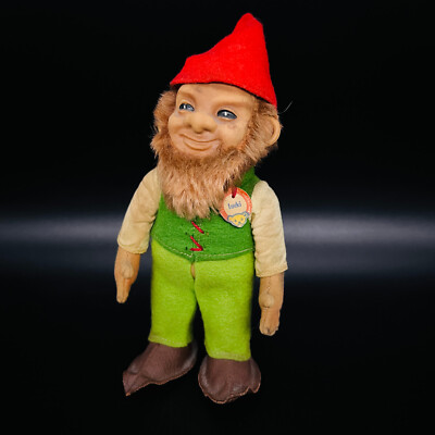 STEIFF Zwerg LUCKI | 8718,02 | Brustschild | Jahr 1965 | 17 cm | Sehr gut